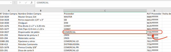 excel rut